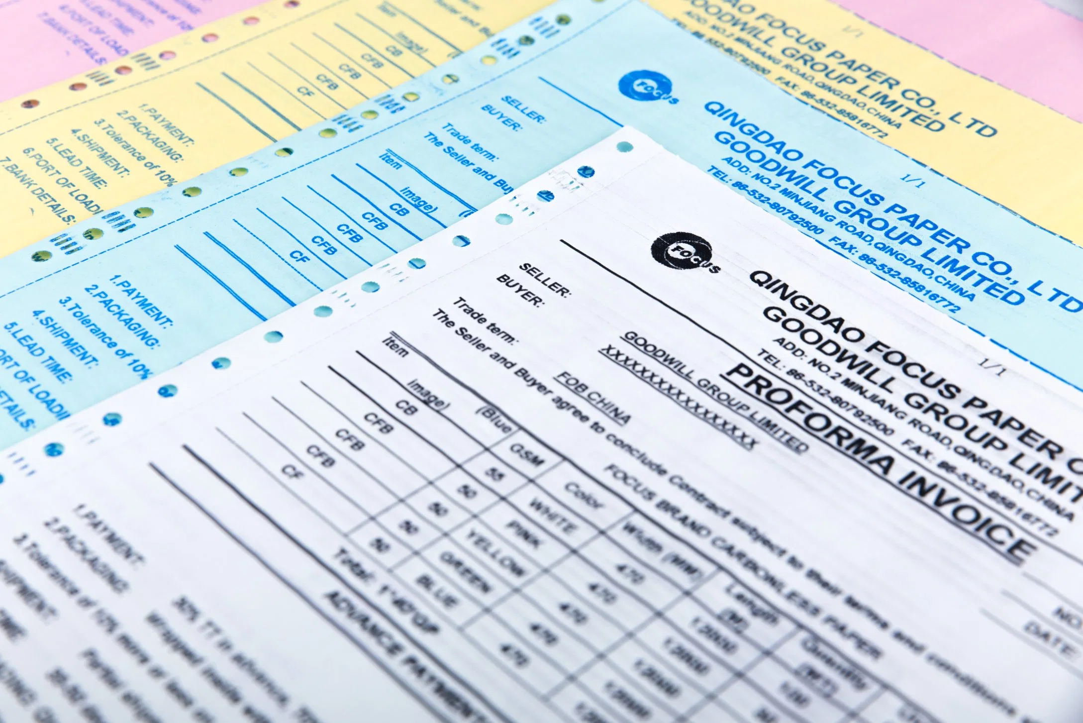 NCR Carbonless Paper and Sheet Computer Forms Printing Paper