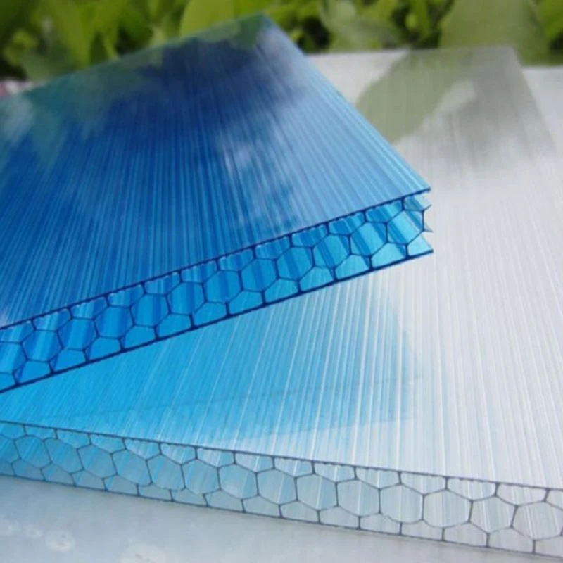 Four Layers Hollow Poly Carbonate Sheet