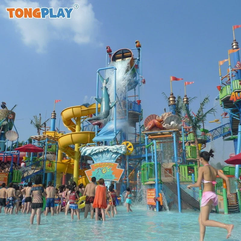 Water Park Grande Equipamento de diversão para adultos jogo aquático