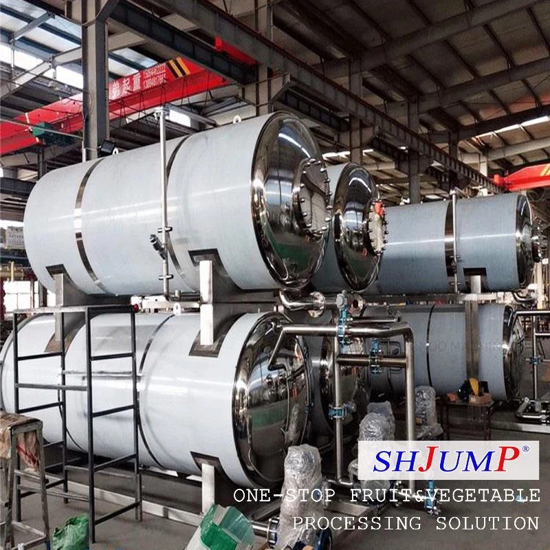 Food Sterilizer Autoclave Retort Steam or Hot Water Spraying Retort for Packed Products