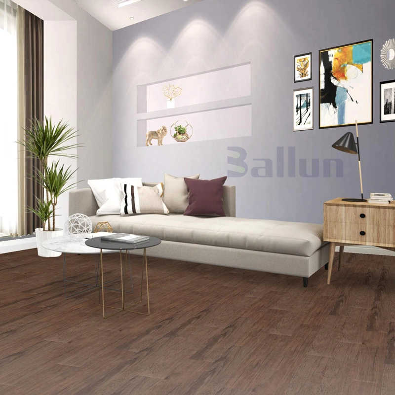 Spc piso vinílico piso flotante laminado PVC la tabla de madera