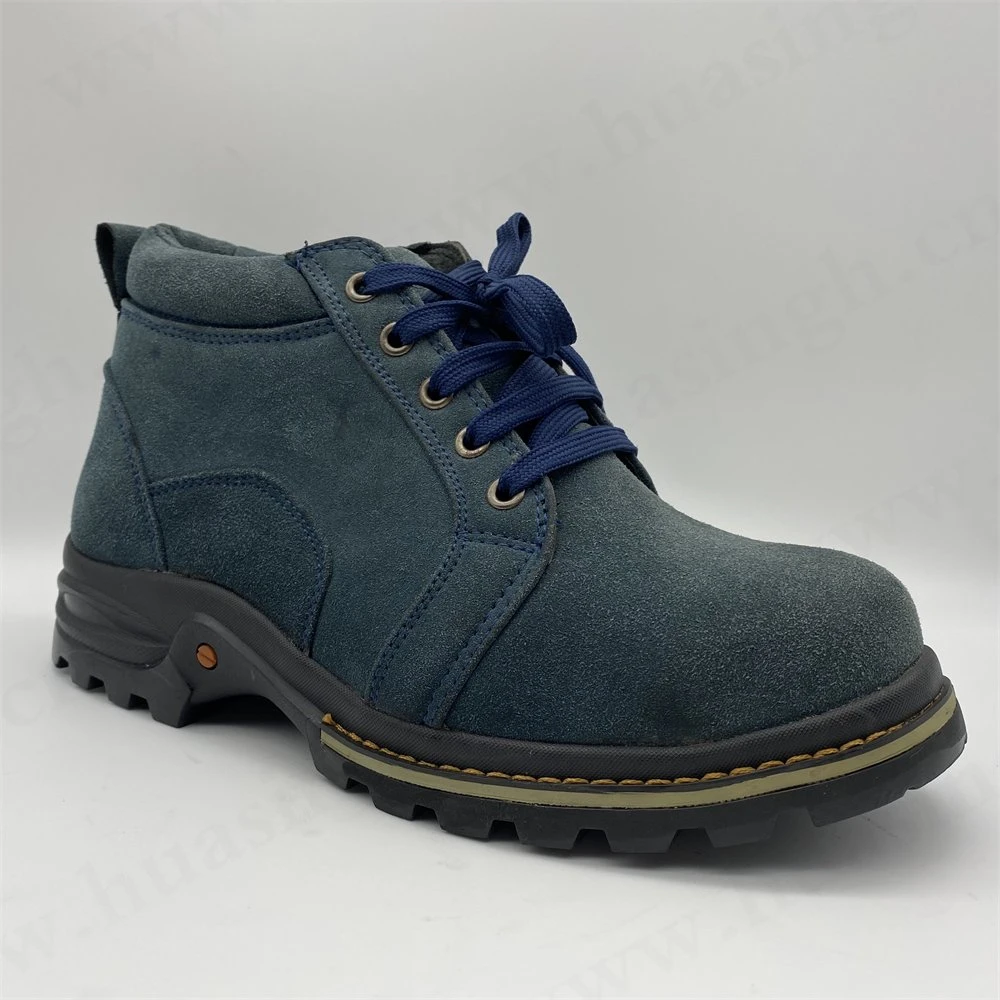 LXG, Hot Selling Anti-Hit Blue Athletic Safety Shoe amortiguación Sport resistente a pinchazos Botas de seguridad HSS003