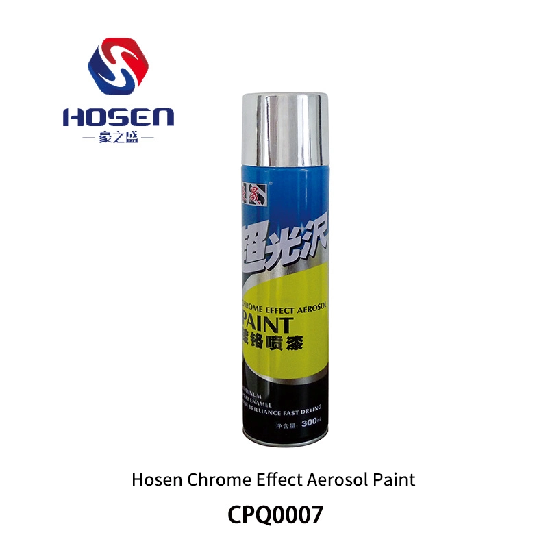 Hosen Metallic Chrome Effect for Steel Aerosol 260g Spray Chrome Automative Paint