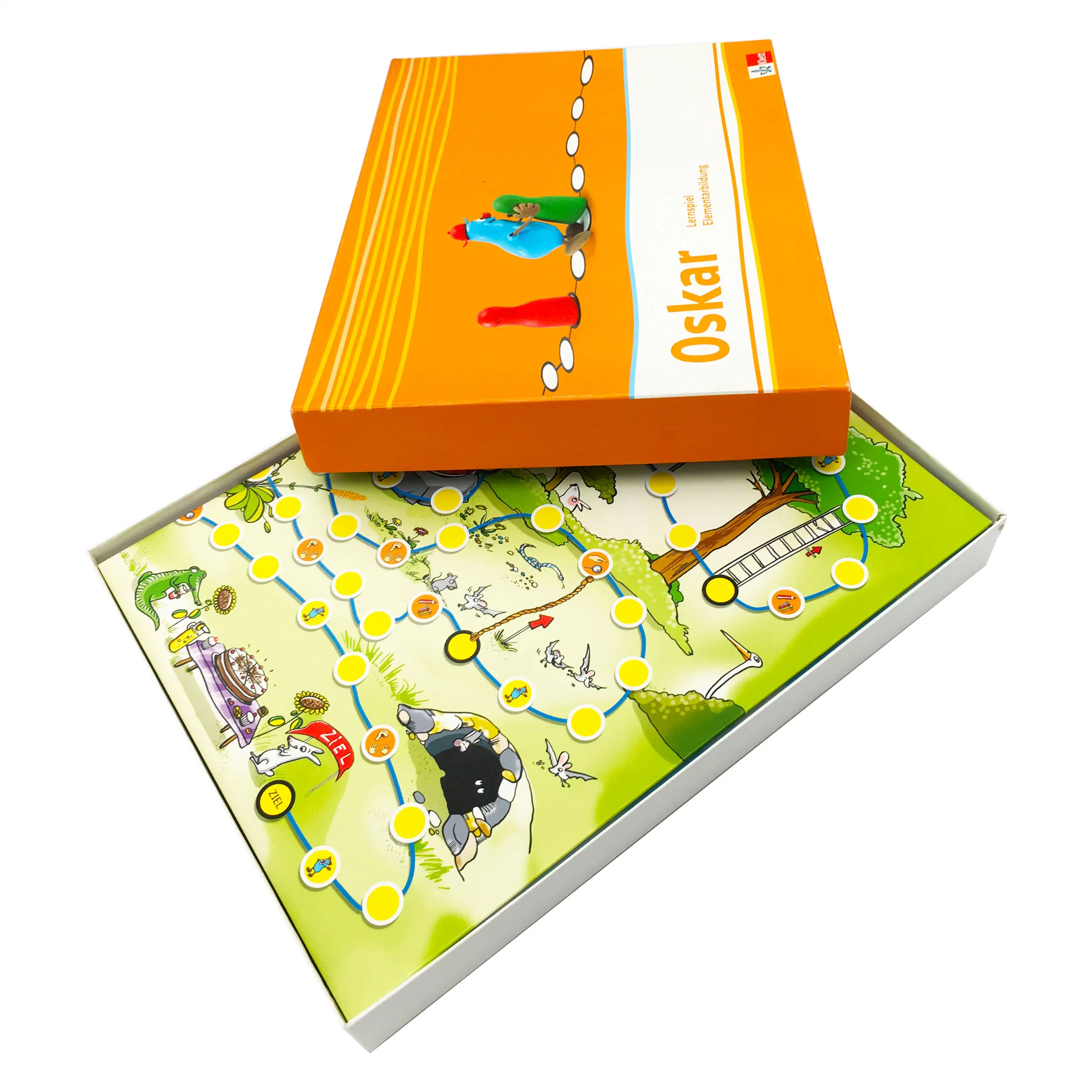 Custom Children Board Games Sets Game Accessories Kids Travel Board Games with Plastic Tray