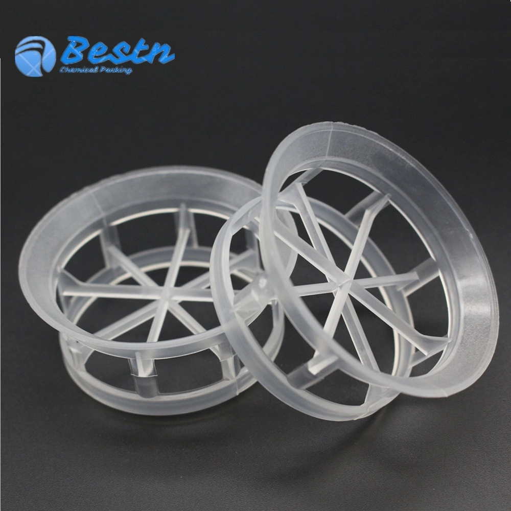 PP Rpp PVC CPVC PVDF PP Plastic Random Packing Cascade Mini Ring for Stripping Column