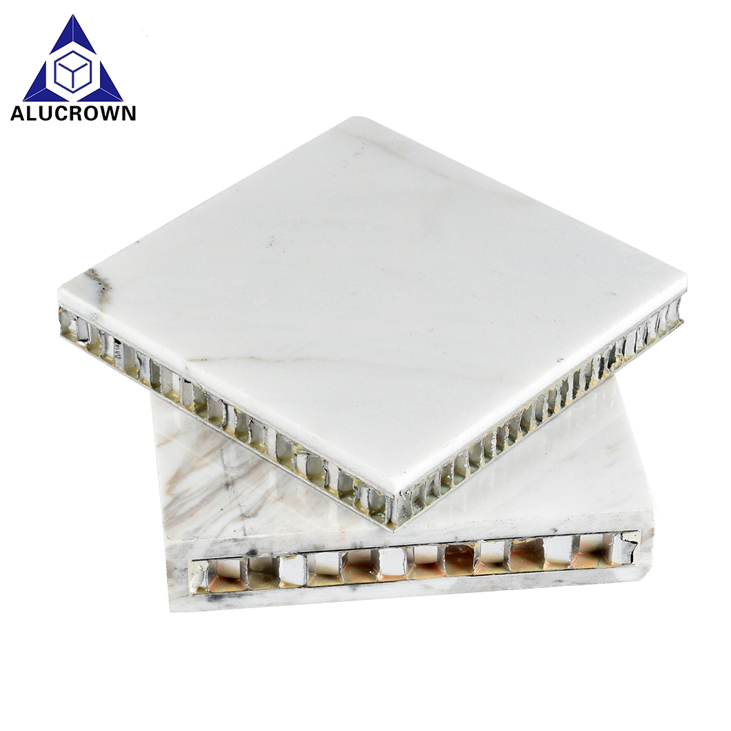 Marble Stone Coated Aluminum Honeycomb Panel for Curtain Wall Decorative with Stone Grain