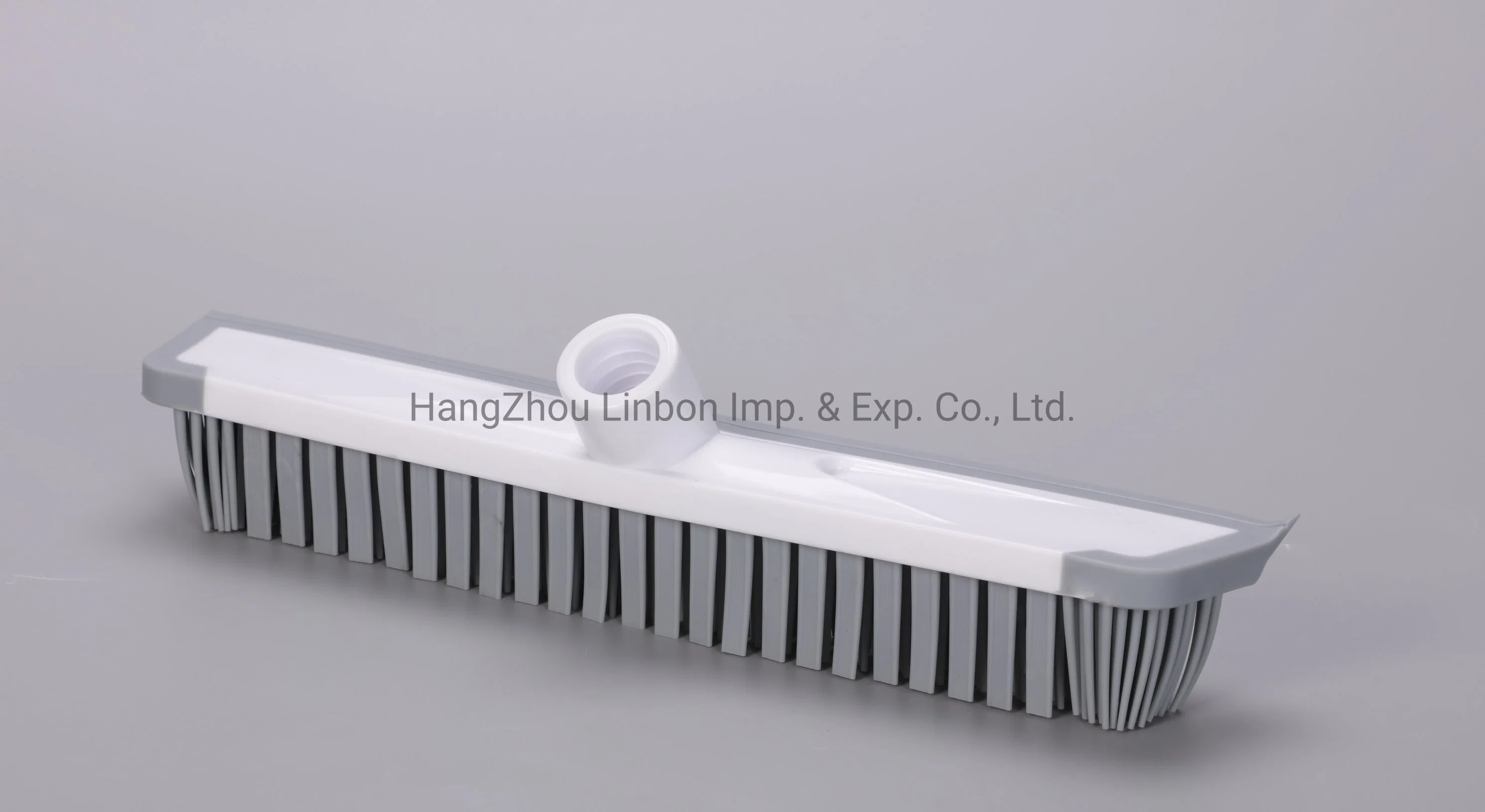 Plastic Long Handle Cleaning Mop and Broom Hot Selling of Hand Tool for Household in TPR Bristle