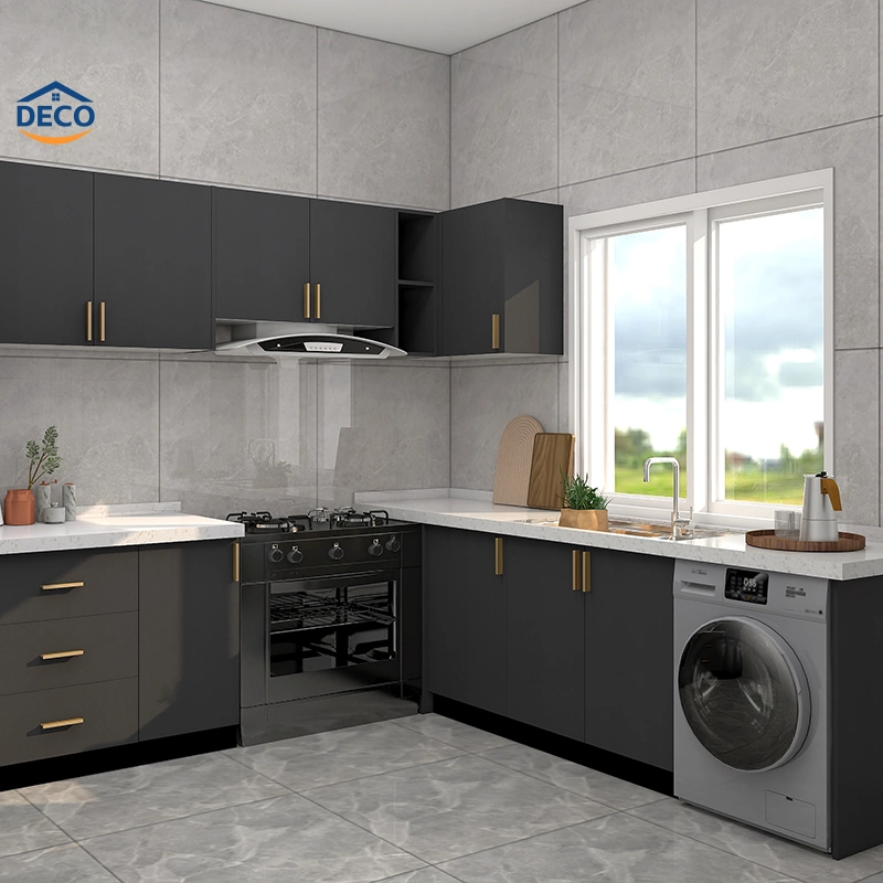 Free 3D dibujo Interior de gama alta personalizado estilo simple estándar Mobiliario de Hotel almacenamiento moderno Gabinete Cocina