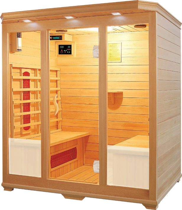 Four Person Shower Enclosure Steam Sauna with Tempered Glass