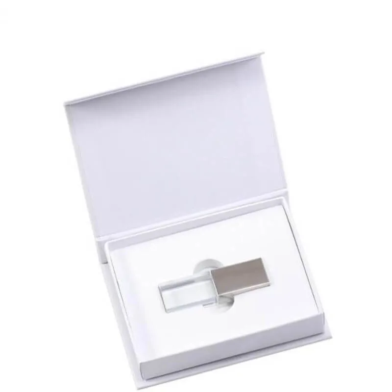 Crystal USB Stick Storage 8GB~128GB, USB Flash Drives Best for Wedding Gifts