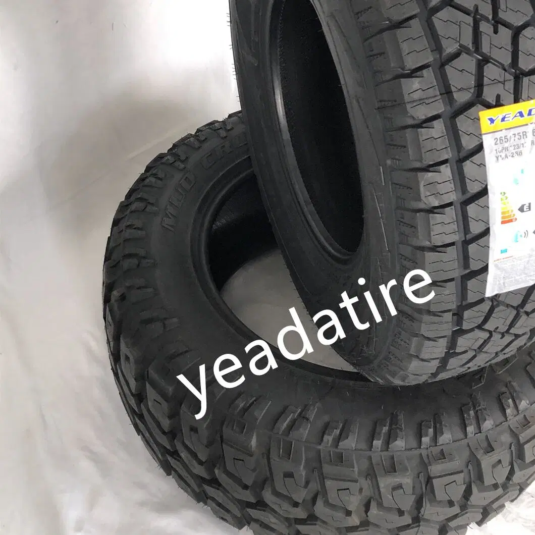 White Letter Passenger Car Tire Tyre at Tyre All Terrain SUV Sport Drift Racing Run-Flat Runflat Yeada Farroad Saferich PCR Tire 205r16c 215/80r16 Lt215/75r15