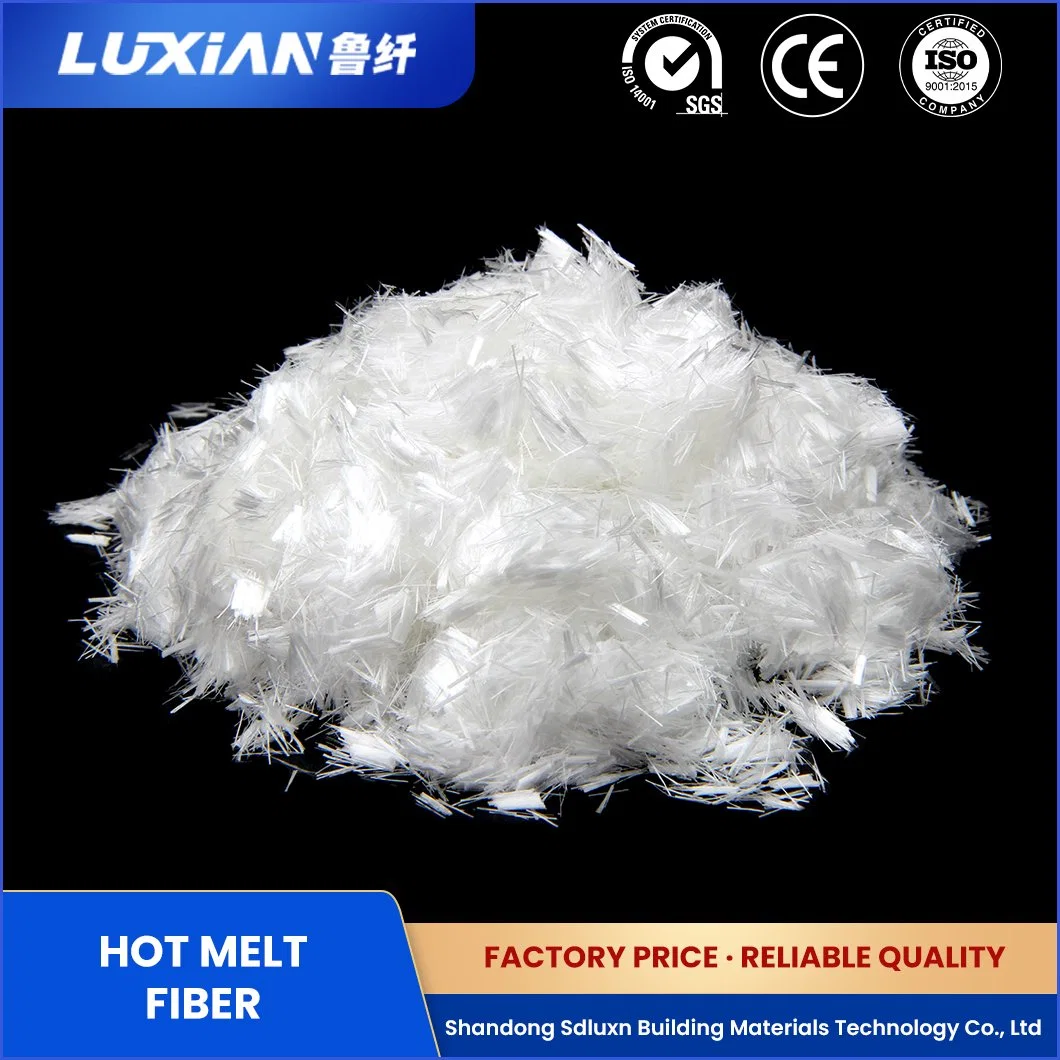 Sdluxn Polyester Staple Fiber Synthetic Resin Lx Br-160 50mm Polypropylene Macro Synthetic Fiber China Exhaust Anti-Explosion Polypropylene Mesh Fibers Factory