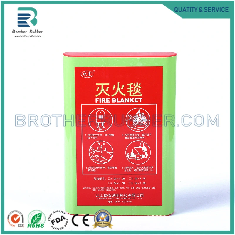 Emergency Smoker Insulation Silicone Fabric Welding Blanket