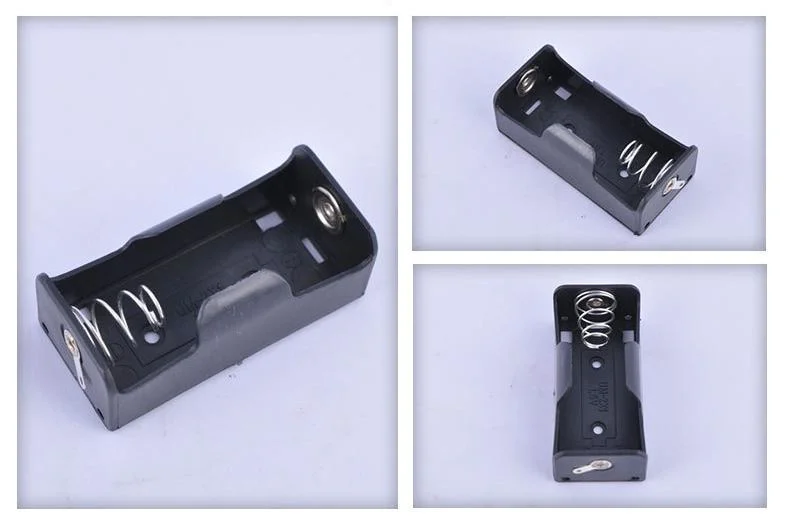 1.5, 3V, 4.5V, 6V Battery Holder Red/Black Wire, C Type Plastic Battery Case with 9V Buckle Button/Soldering Slice