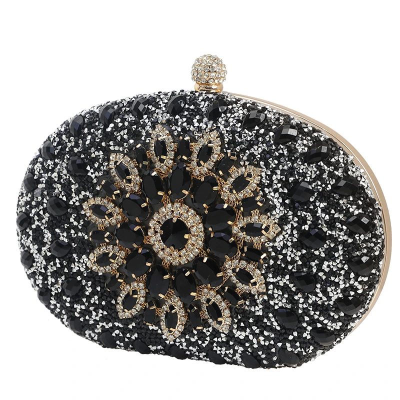 New Sunflower Diamond Encrusted Evening Bag