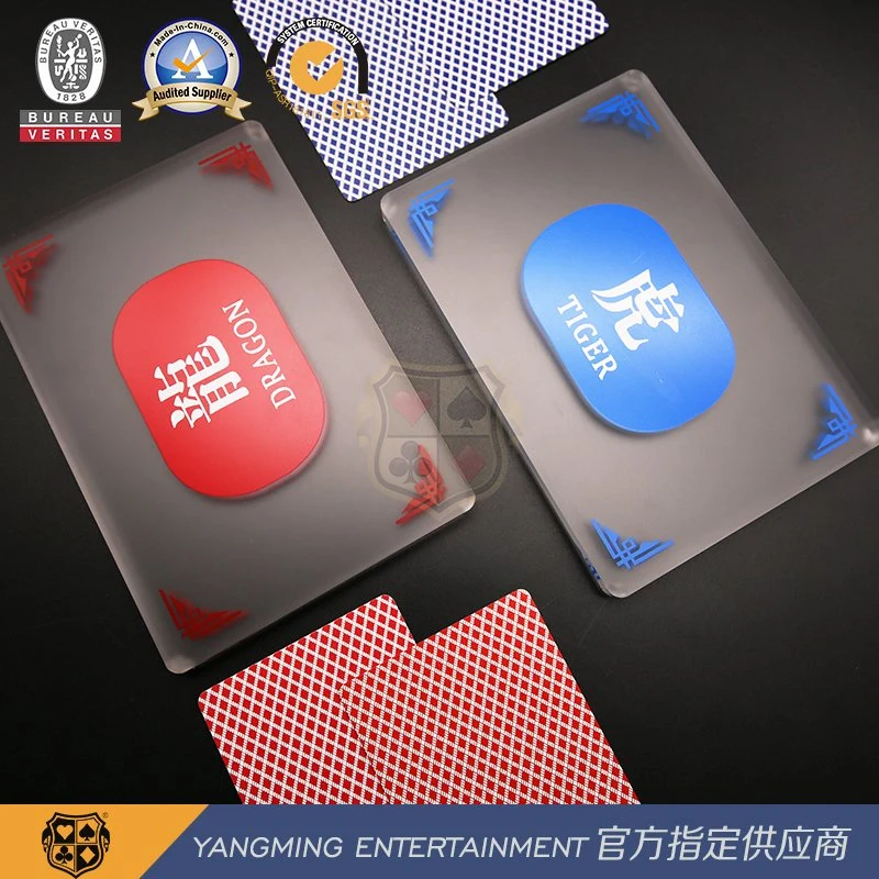 Standard Color Card Red and Blue Printed Acrylic Matte Longhuzhuang Free Board Can Be Customized Ym-Sb02