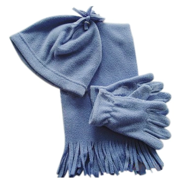 New Navy Fleece Hat, Scarf and Glove Set (JRG151)