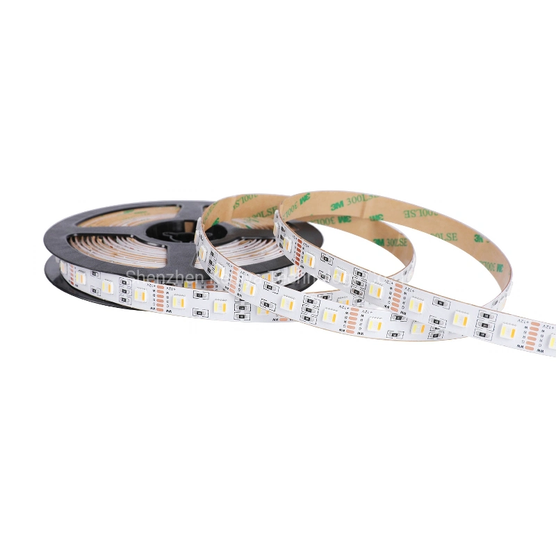 الديكور الداخلي/المنزلي 60LEDs/M RGB/RGBW DC12 فولت/24 فولت SMD5050 Rgbct 5in1 LED Strip خفيف