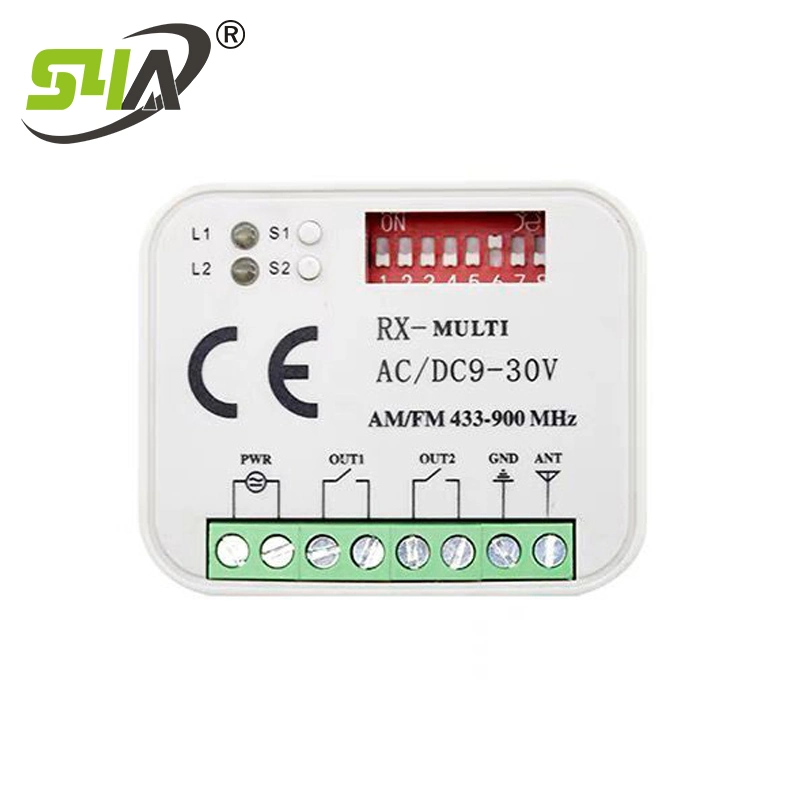 Rx Multi 300-900MHz Aprimatic TR2 TR4 TM4 Rolling Code de l'interrupteur du récepteur de commande à distance