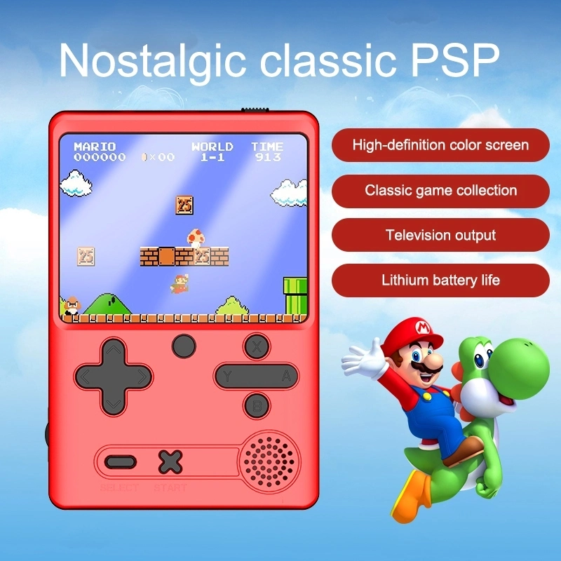 Game Console, Pocketgo, Video Game Console Retro Handheld, 3.0 Inches Screen Portable Duo Children Game Players