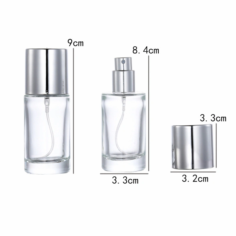 Helun Wholesale Mini Tester Empty 1.5ml 2ml 2.5ml Mist Sprayer Glass Perfume Bottles