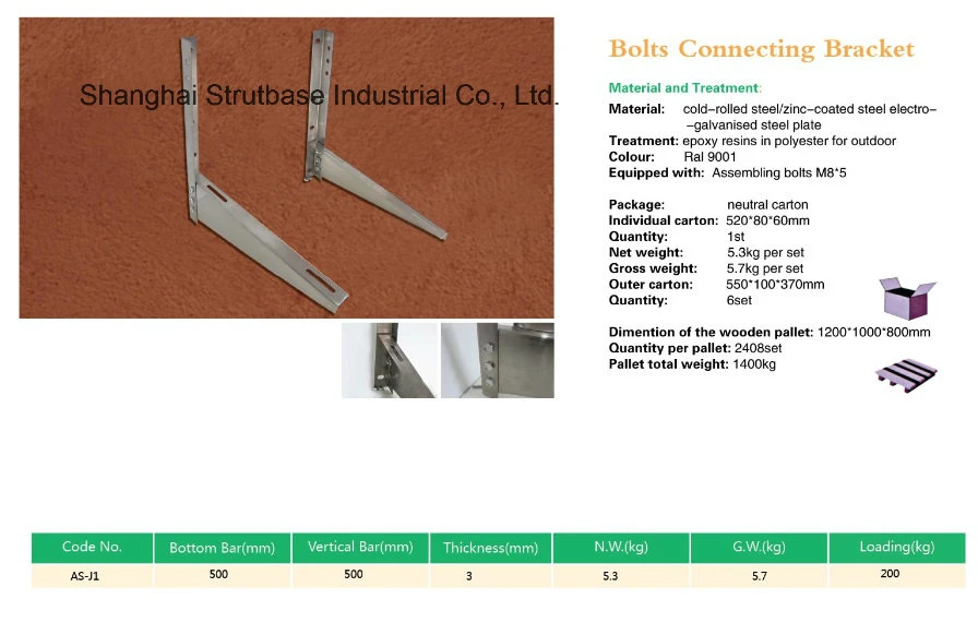 Bolts Connected Bracket / Air Conditioner Bracket