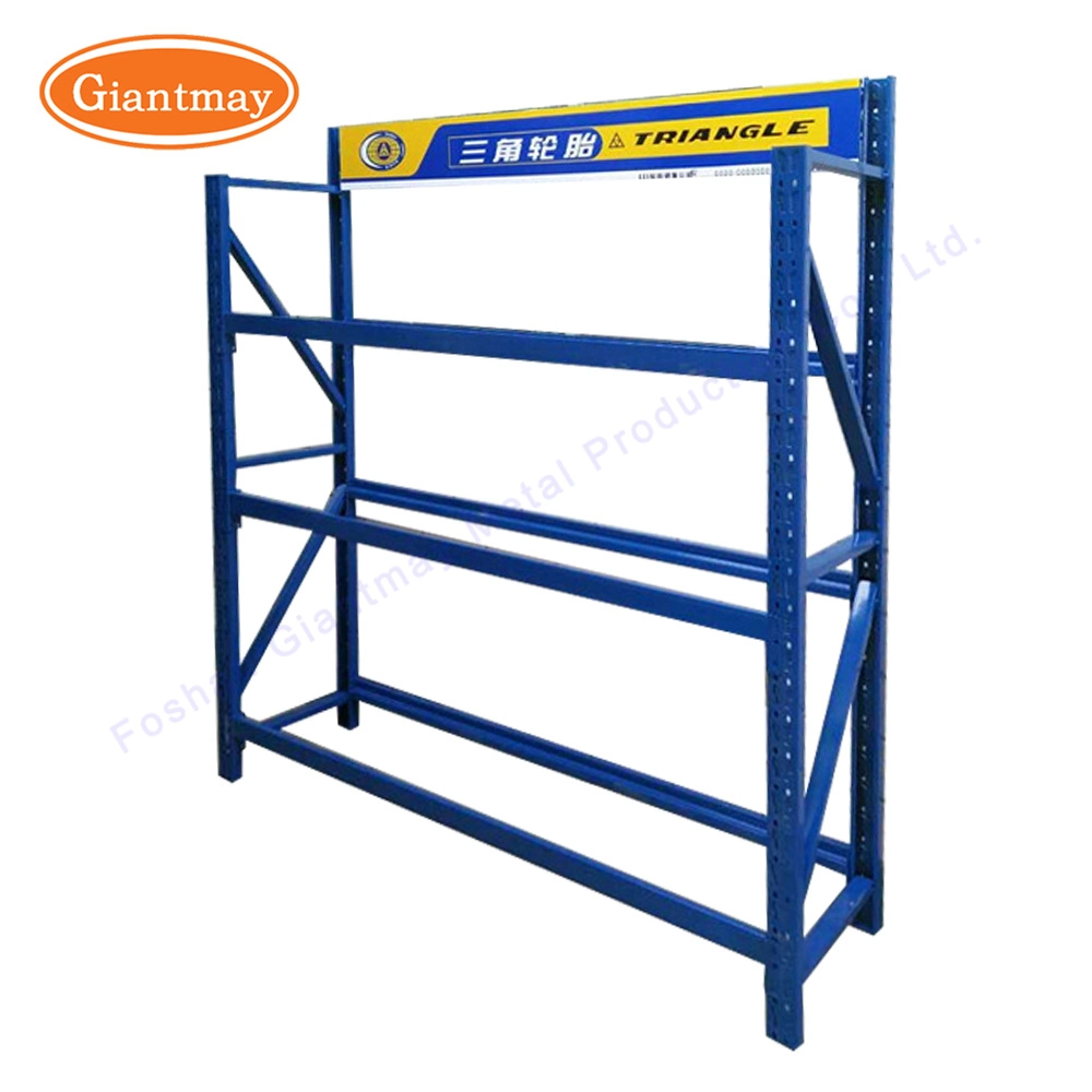 Big Steel Warehouse Storage Rack Stackable Tire Shelf