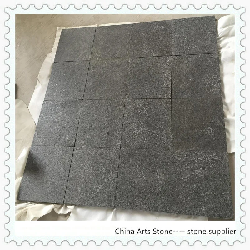 Chinesische schwarze Granit Pflasterfliese für Sqaure und Park