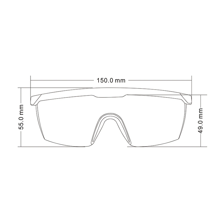 Amazon Popular Security Goggles Ce En166 Safety Glass for Men Women Adults Gafas De Proteccion