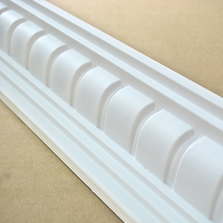 Ready Made Polyurethane PU Mouldings for Club Decoration 100mm Cornice