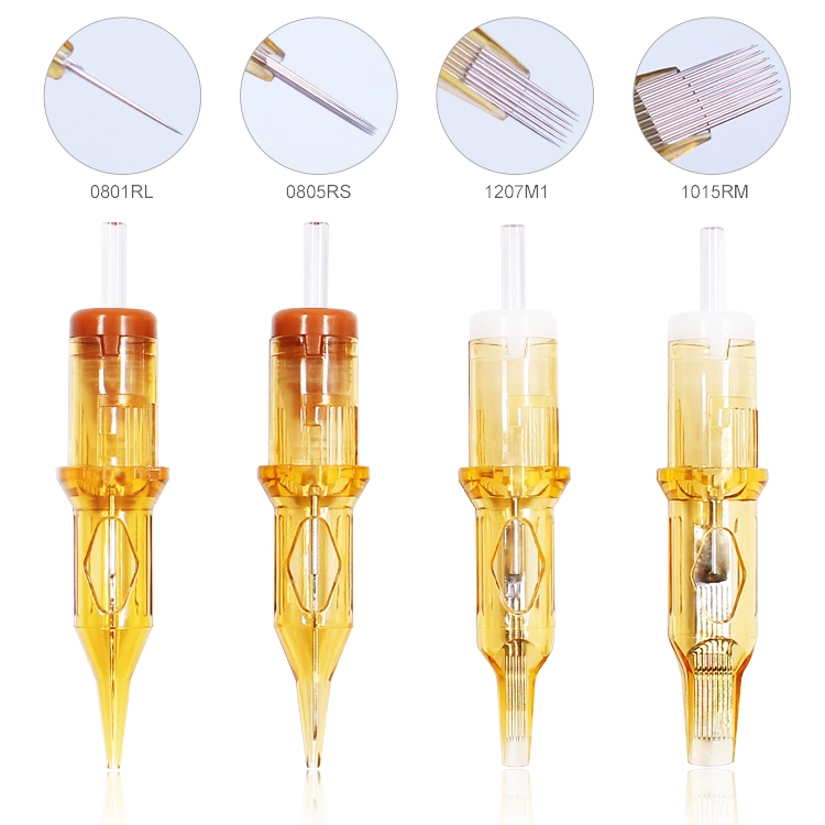 Professional Body Art Microblading Disposable Sterilized Membrane Tattoo Needles Cartridge for Tattoo Pen Machine