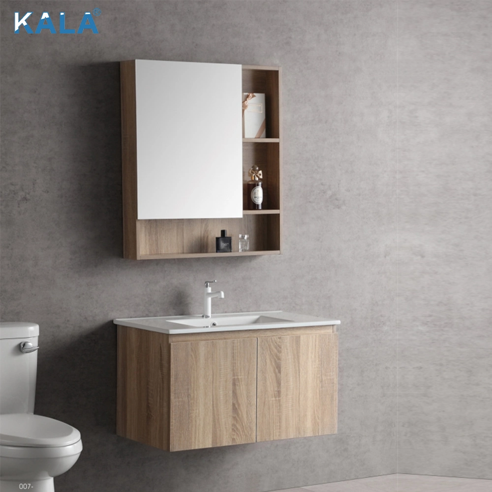 Double Doors High Quality Wall Mounted Bathroom Cabinet with Mirror