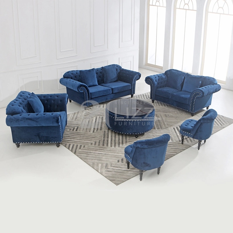 Promotion Wholesale/Supplier Home Decoration Living Room Furniture Velvet Sofa