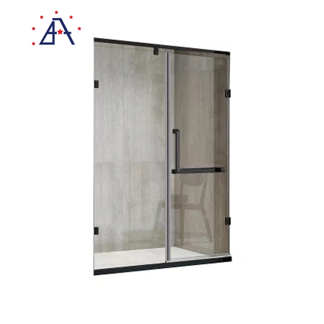 Bathroom Application Color Anodized Aluminum Glass Partition