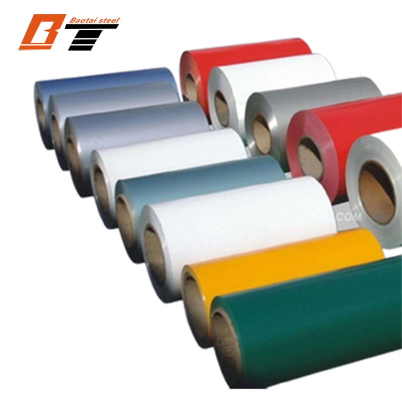 Prepainted 0.14mm PPGI Color Coated Steel Coils Cold Rolled Steel Coils Galvanized Steel Roll