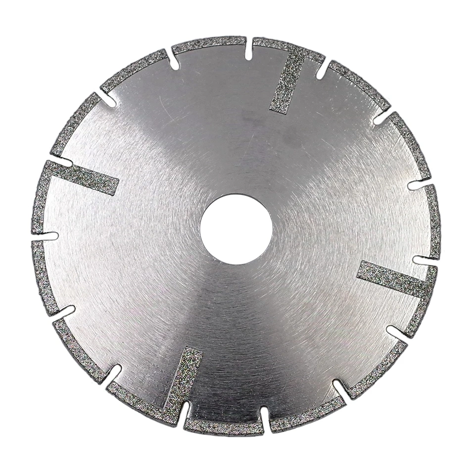 Disco de corte de diamante galvanizado de hoja de sierra de diamante -9"4" Molienda rueda para baldosas de cerámica de granito de mármol
