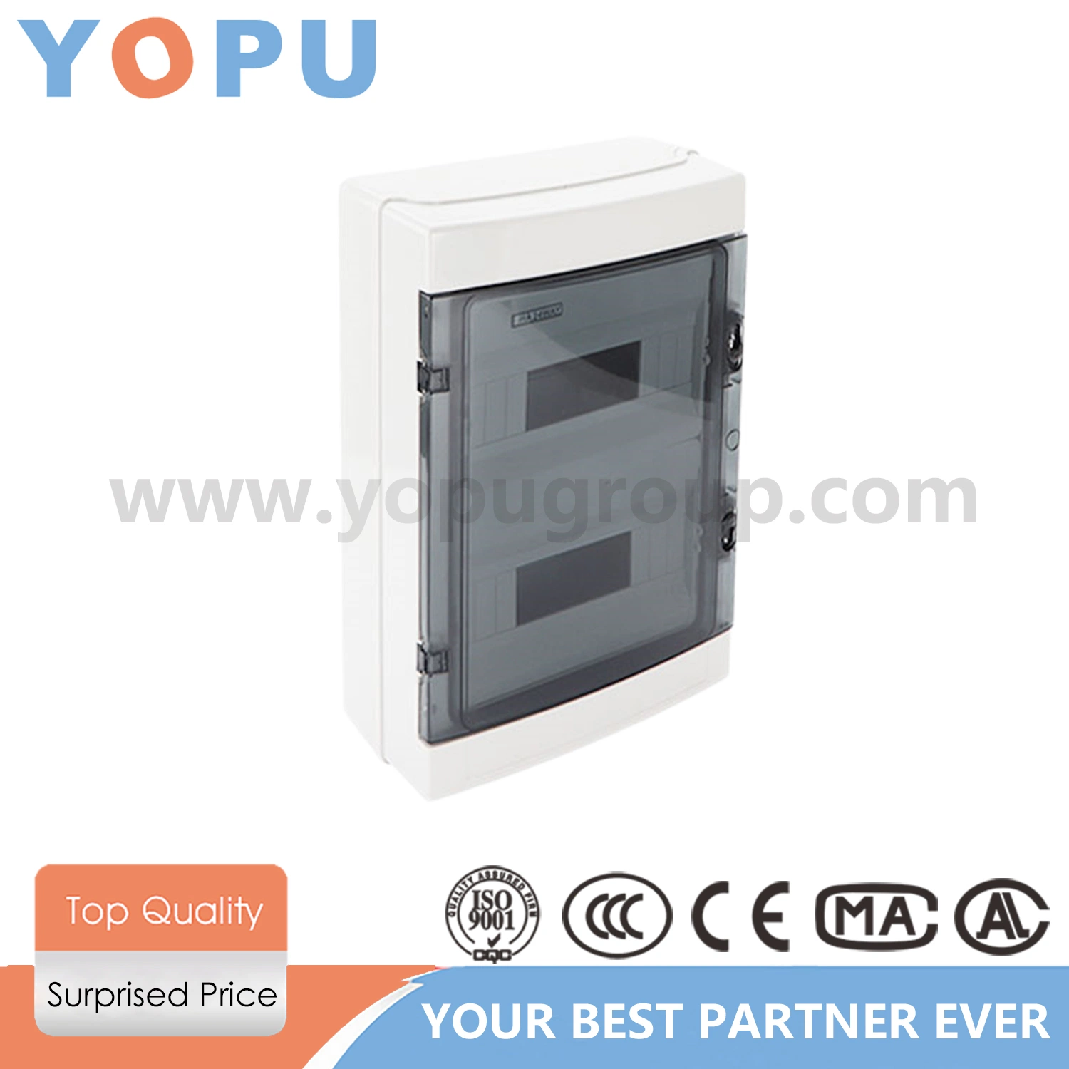 AG Transparent Grey1 Waterproof Electrical Junction Box Inlet Outlet Covergence Box Distribution Board