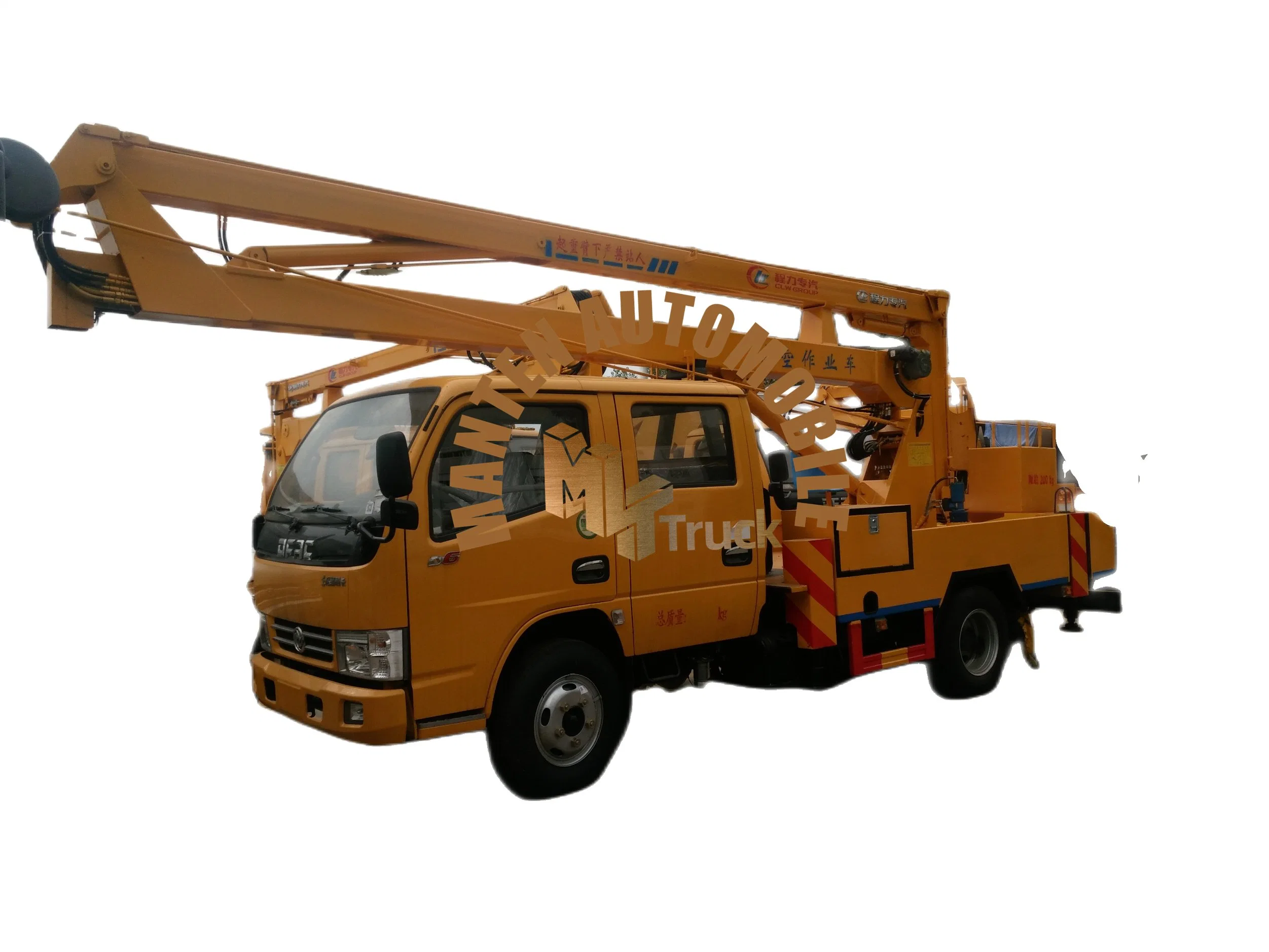 14m 10.5m Jmc 2 Man Telescopic Bucket Truck Mounted Work Telescoping Boom Aerial Platform