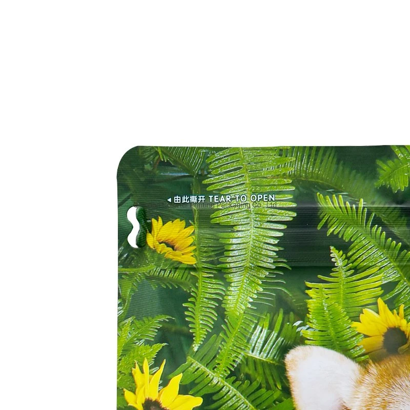 Stand up Custom Printing Dog Cat Food Packaging Material