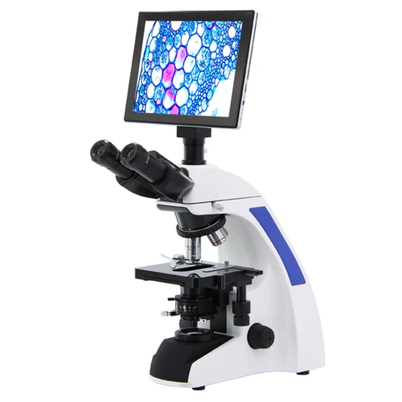 Pantalla LCD táctil de 9,7 Microscopio de laboratorio digital con alta calidad