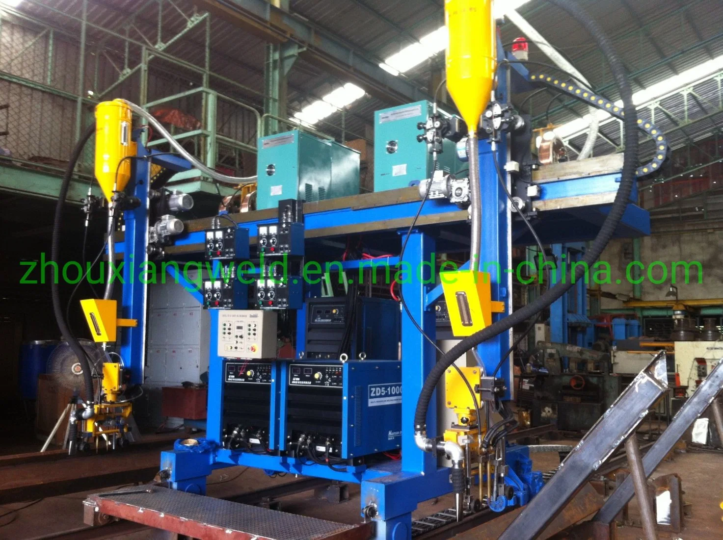 Steel Structure Beam Tandem Welding Machine MIG TIG Saw