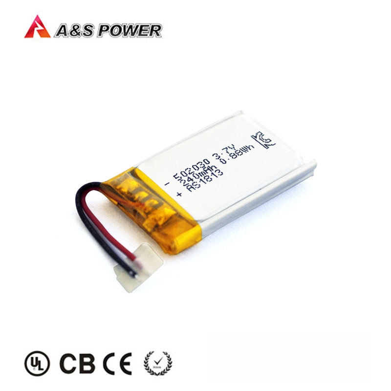 Großhandel/Lieferant 503034 460mAh 3,7V Lithium-Polymer-Batterie für PDA-Produkte