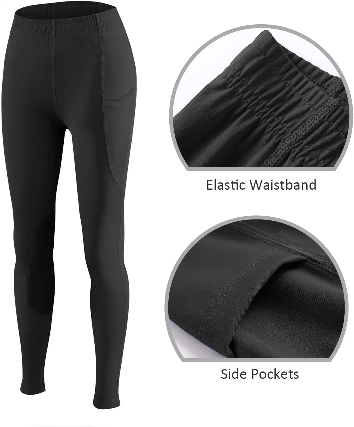 Plus Size Farm Women Silicone Tights for Horse Riding