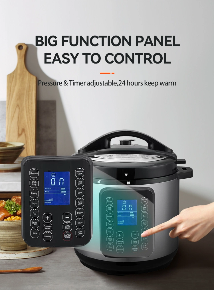 Multifunction Pressure Cooker Stainless Steel Pot Rice Cooker Non-Stick Inner Pot Electric Pressure Cookers