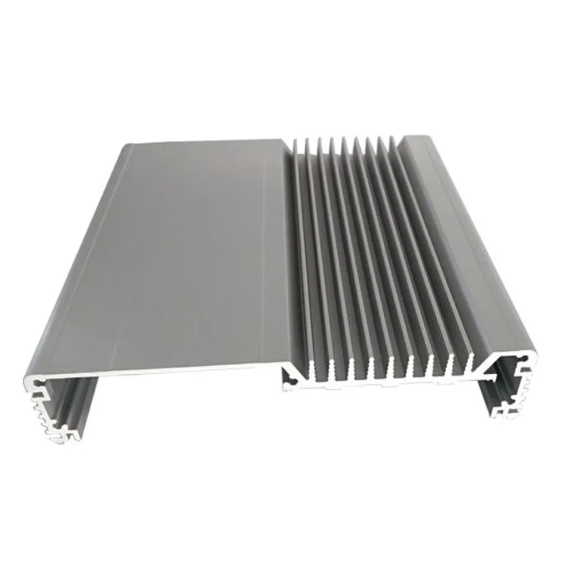 Dissipation Heat Extrusion Profile Aluminum Heat Sink with Jagged Fins