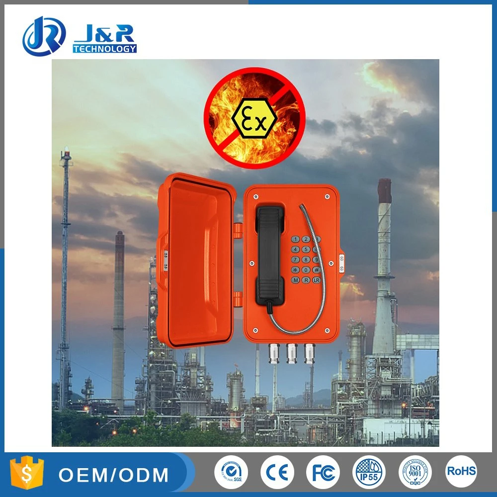 Water Resistant Industrial Explosion Proof Telephone, Power Station Atex Certified Telephone