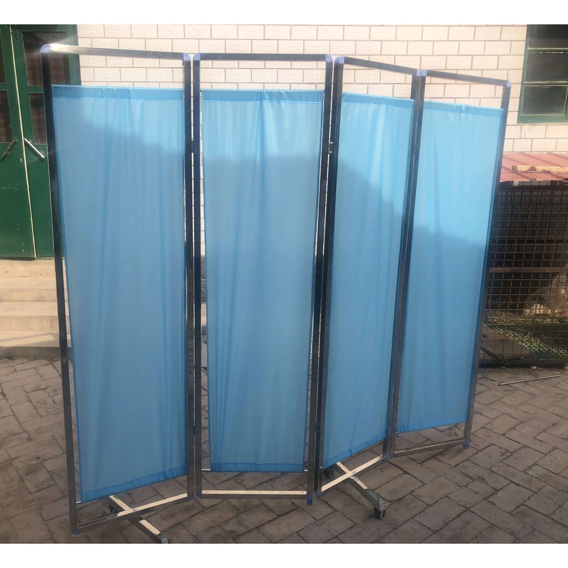 in-R116 Ward Patient Bed Cubicle Use Hospital Partition Curtain Folding Medical Screen