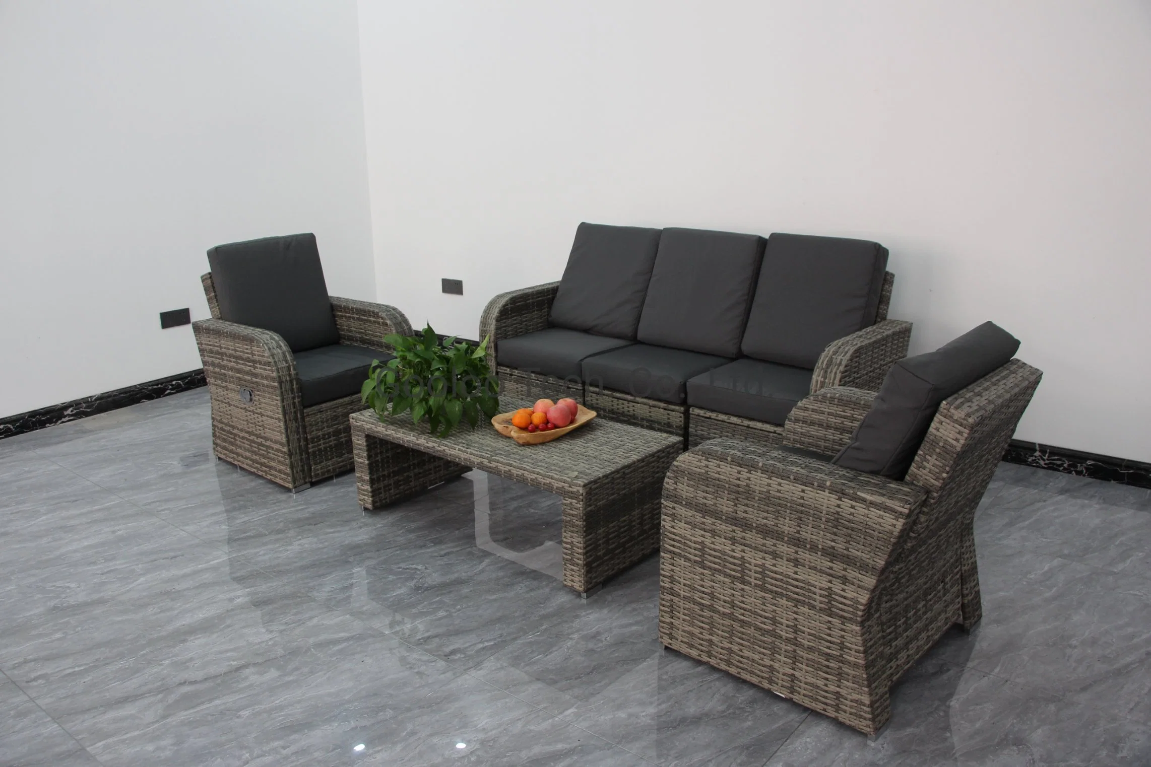 PE Rattan Wicker Outdoor Furniture Garden Patio Combination Sofa Set