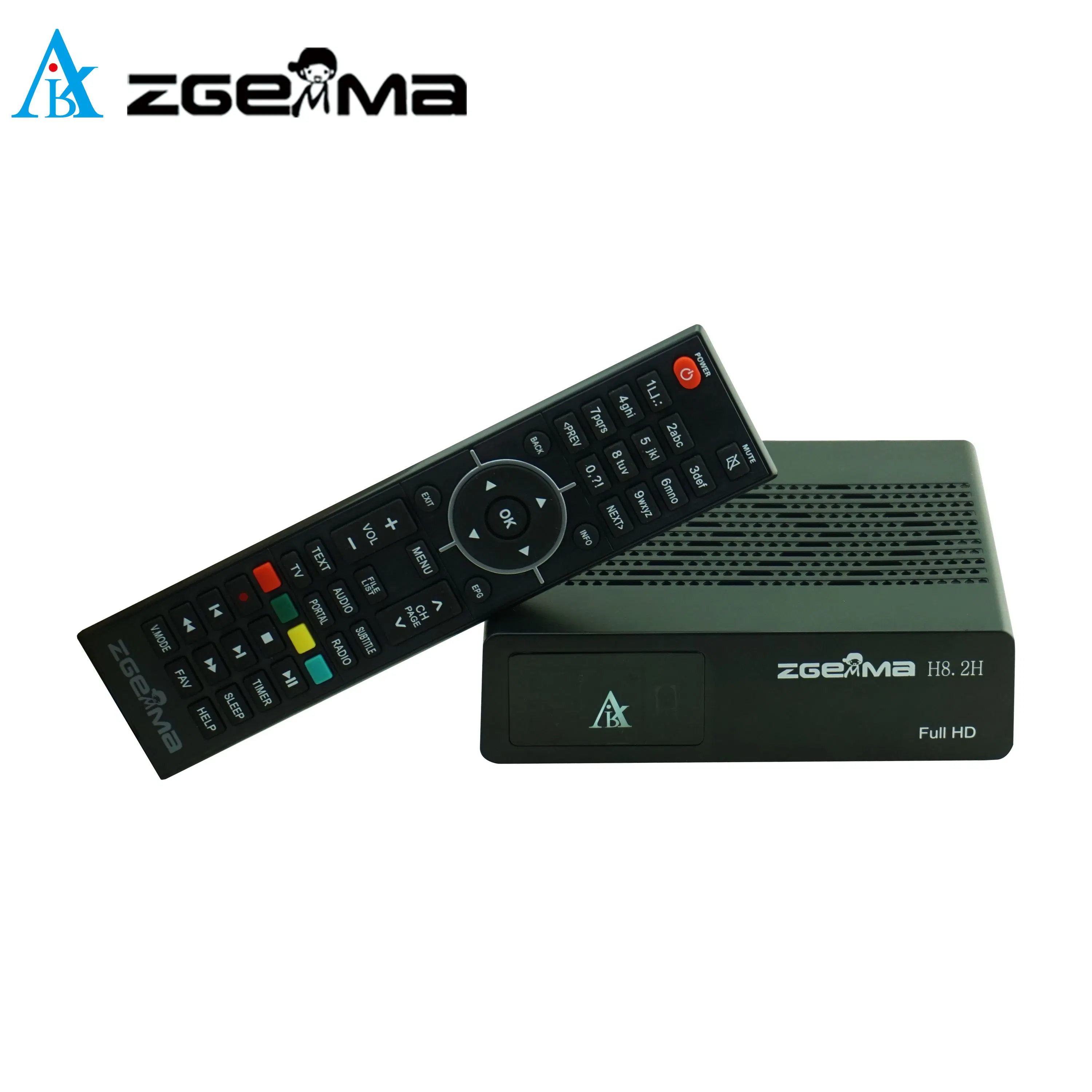 Vielseitiger Zgemma H8,2h Satelliten-TV-Empfänger - 512MB NAND Flash-Speicher, High-Definition-Signalempfang