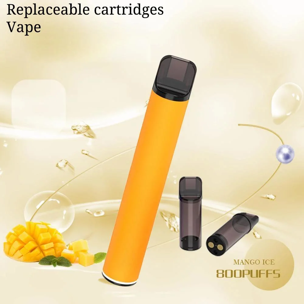 800 Puff Bar Vape Pen Großhandel/Lieferant i austauschbare Kartuschen E Zigarette für Hookah